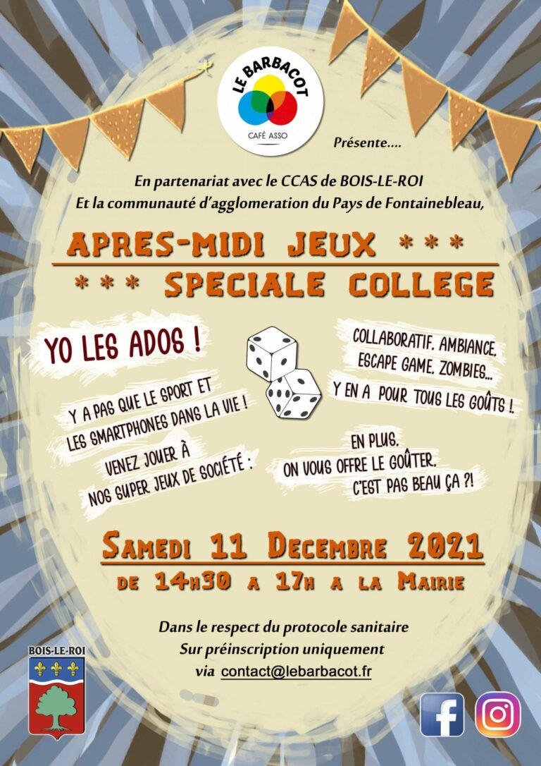 Après-midi Jeux – Spéciale collège